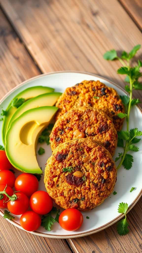 Lentil Breakfast Sausage Patties