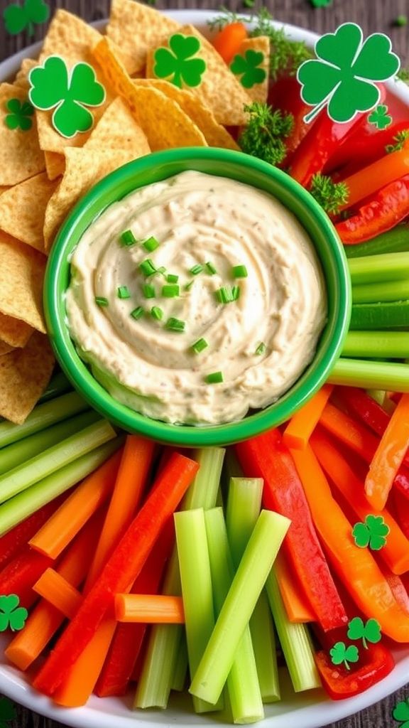 Leprechaun’s Delight Dips and Bites