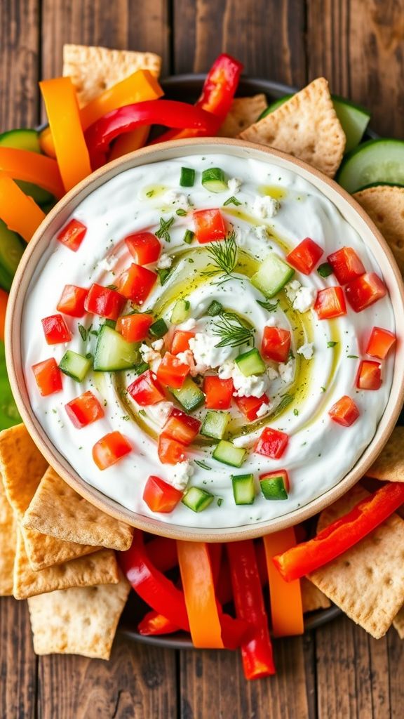 Loaded Greek Yogurt Dip  