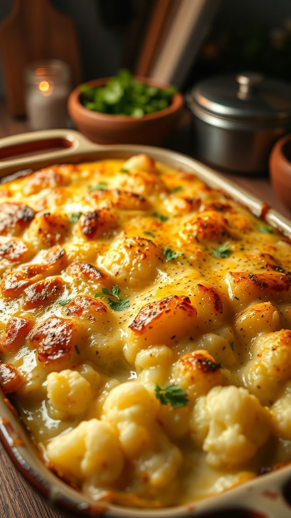 Low-Carb Cauliflower Gratin