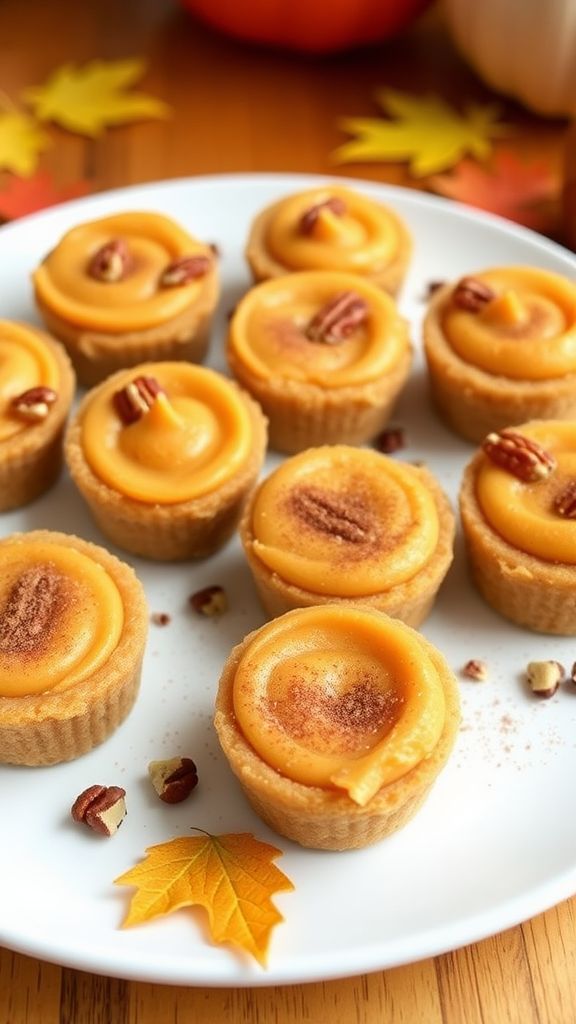 Low-Carb Pumpkin Cheesecake Bites