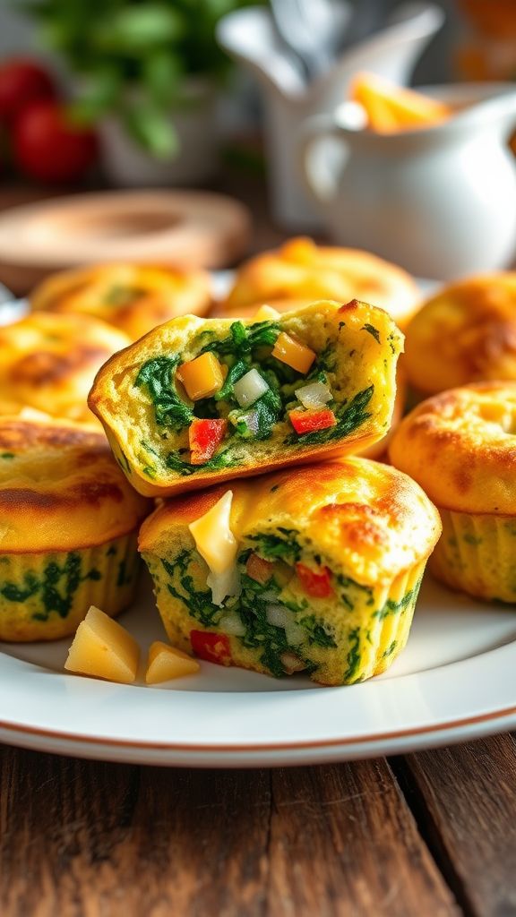 Low-Carb Veggie Egg Muffins  