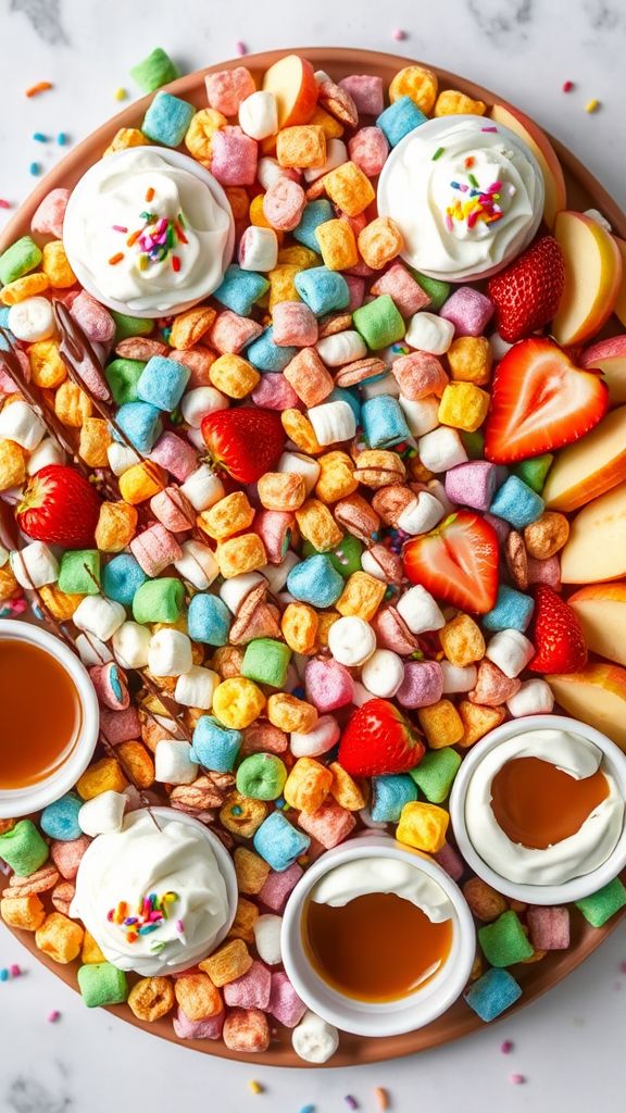 Lucky Charms: A Dessert Board 