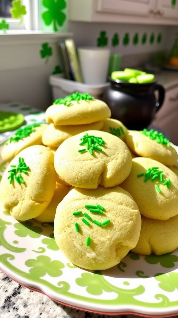 Lucky Leprechaun Lime Cookies  