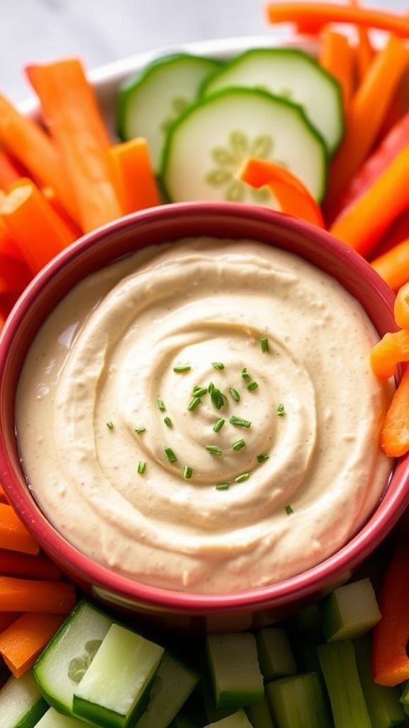 Maple-Dijon Mustard Veggie Dip 