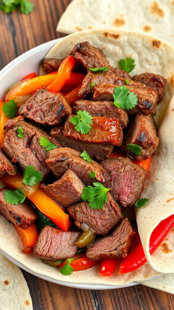 Marinated Steak Fajitas