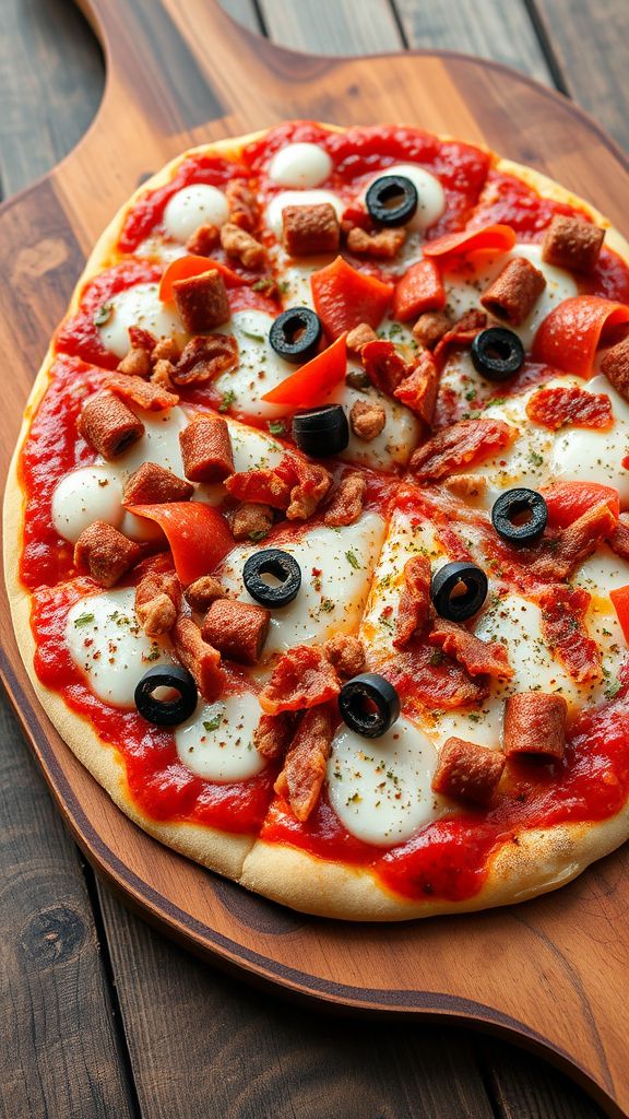 Meat Lovers' Flatbread Pizza