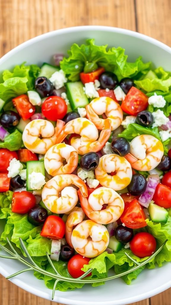 Mediterranean Shrimp Salad