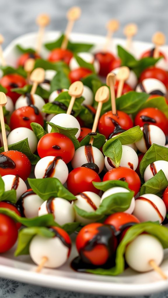 Mini Caprese Skewers