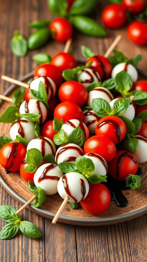 Mini Caprese Skewers