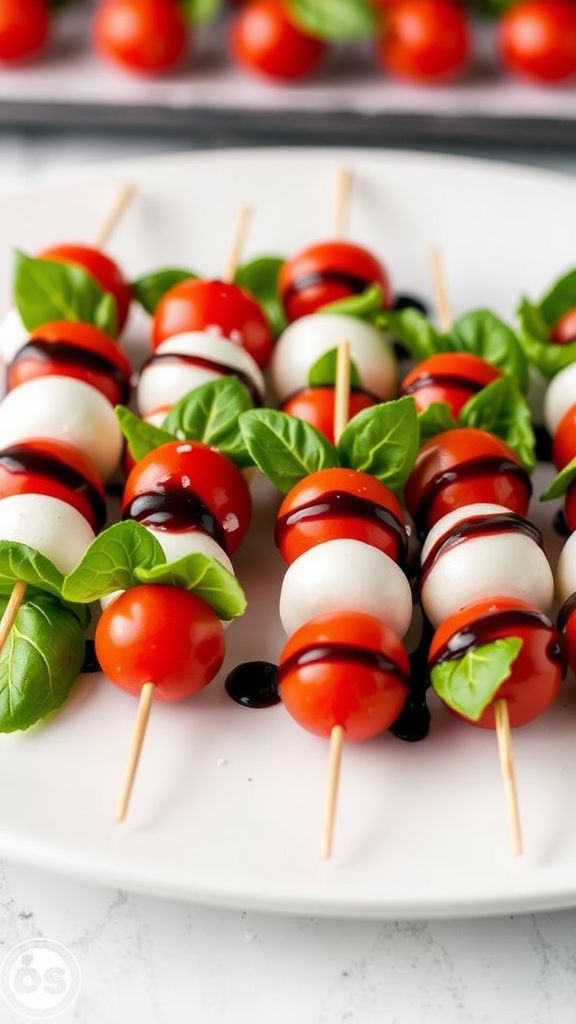 Mini Caprese Skewers