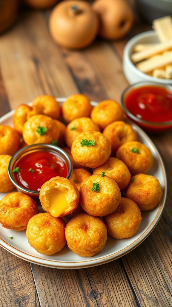 Mini Fried Mac and Cheese Bites  