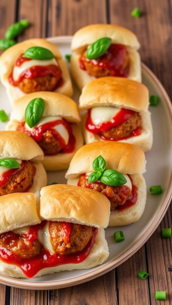 Mini Meatball Sliders