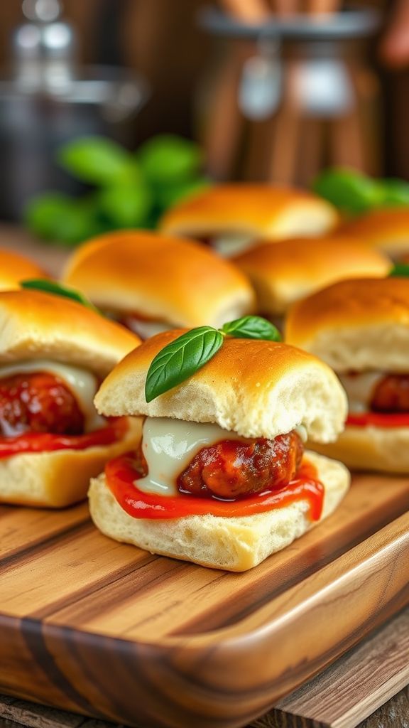 Mini Meatball Sliders  