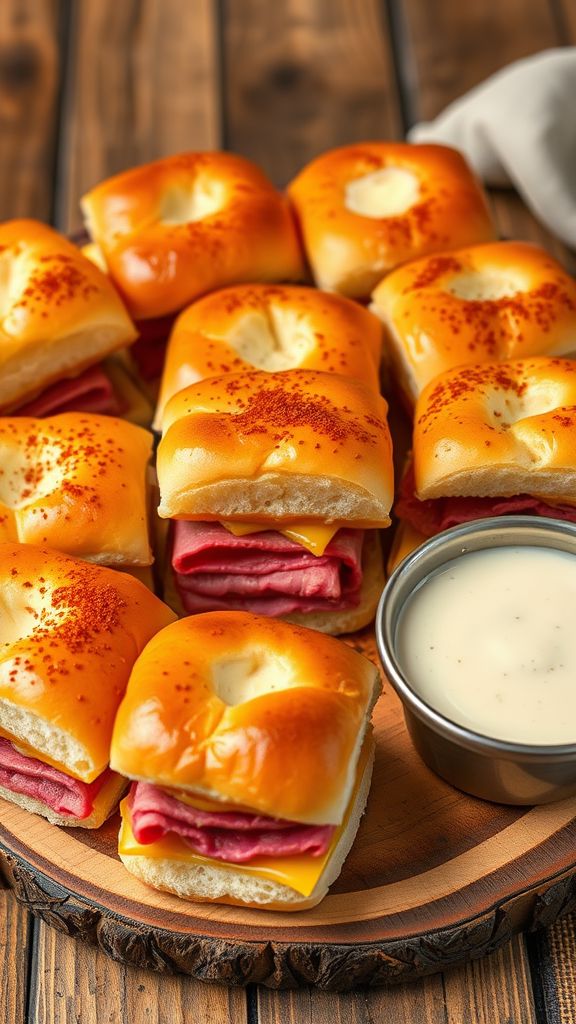 Mini Reuben Sandwich Sliders  