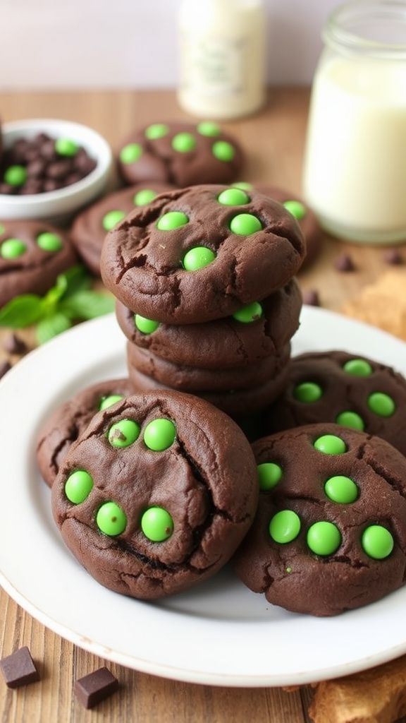 Mint Chocolate Chip Keto Dream Cookies