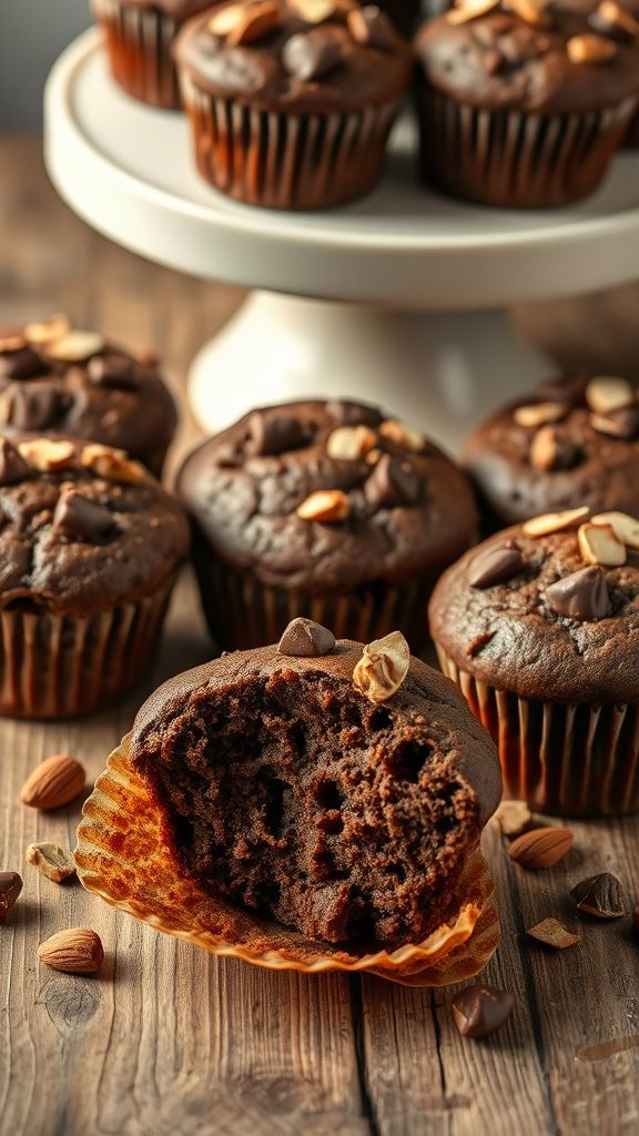 Mocha Almond Muffins