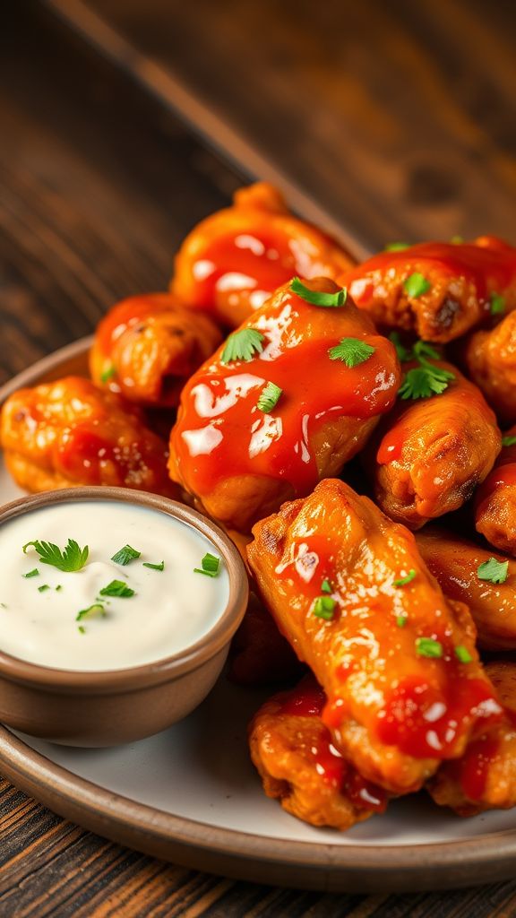 MVP Buffalo Wings with Zesty Dip  