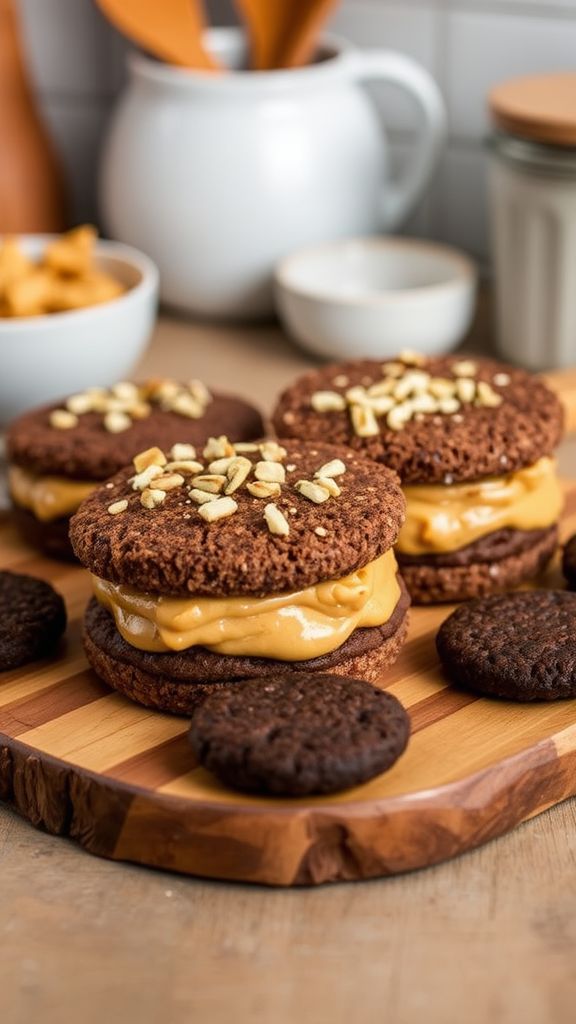 Nutty Keto Peanut Butter Sandwiches  