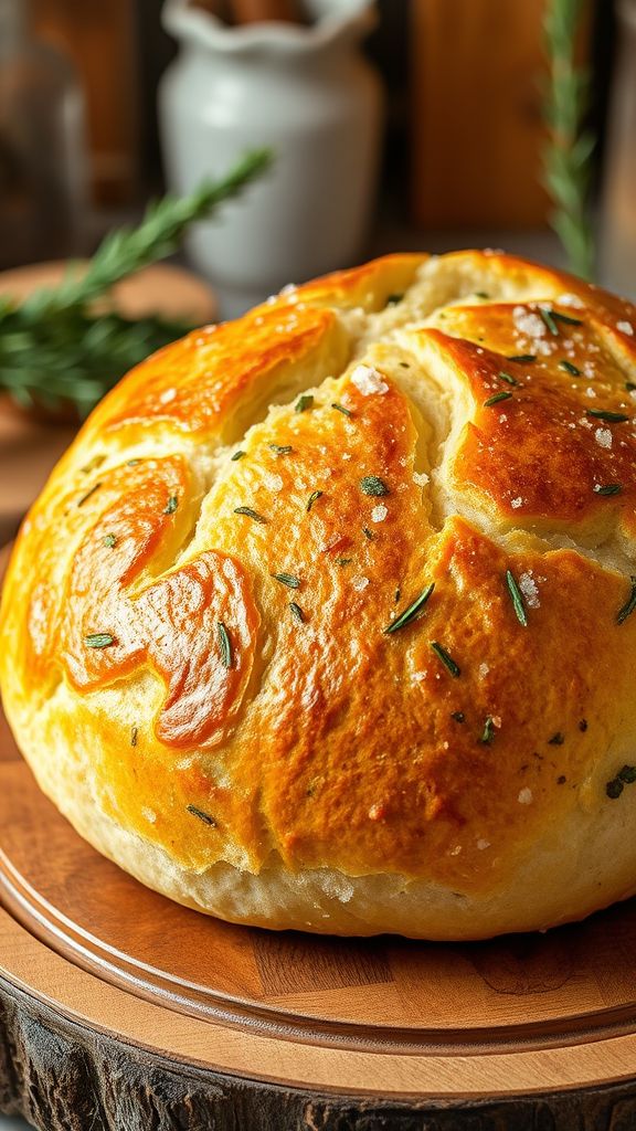 Olive Oil and Rosemary Bread