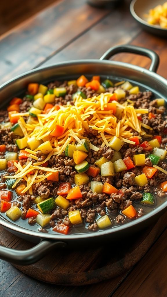 One-Pan Beef and Vegetable Skillet