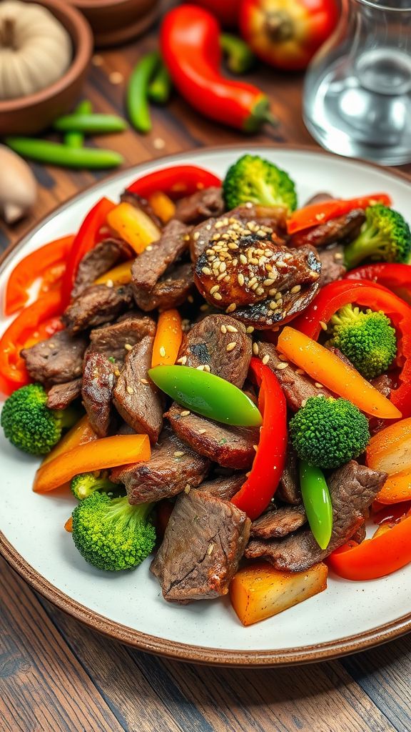 One-Pan Beef and Veggie Stir-Fry