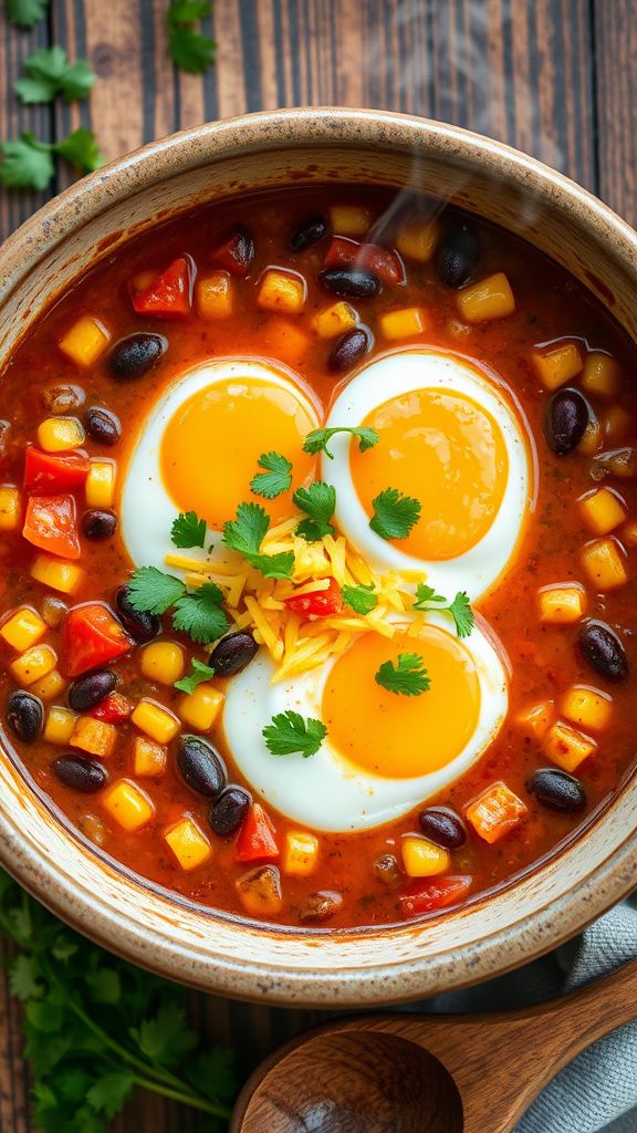 One-Pot Taco Breakfast Soup