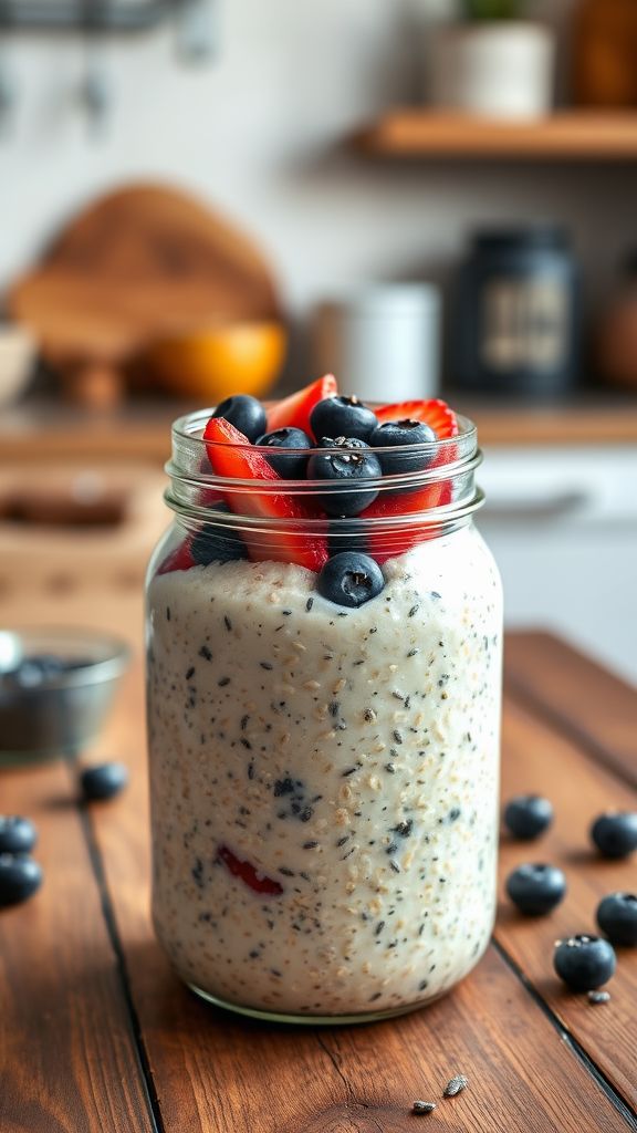 Overnight Protein Power Oats  