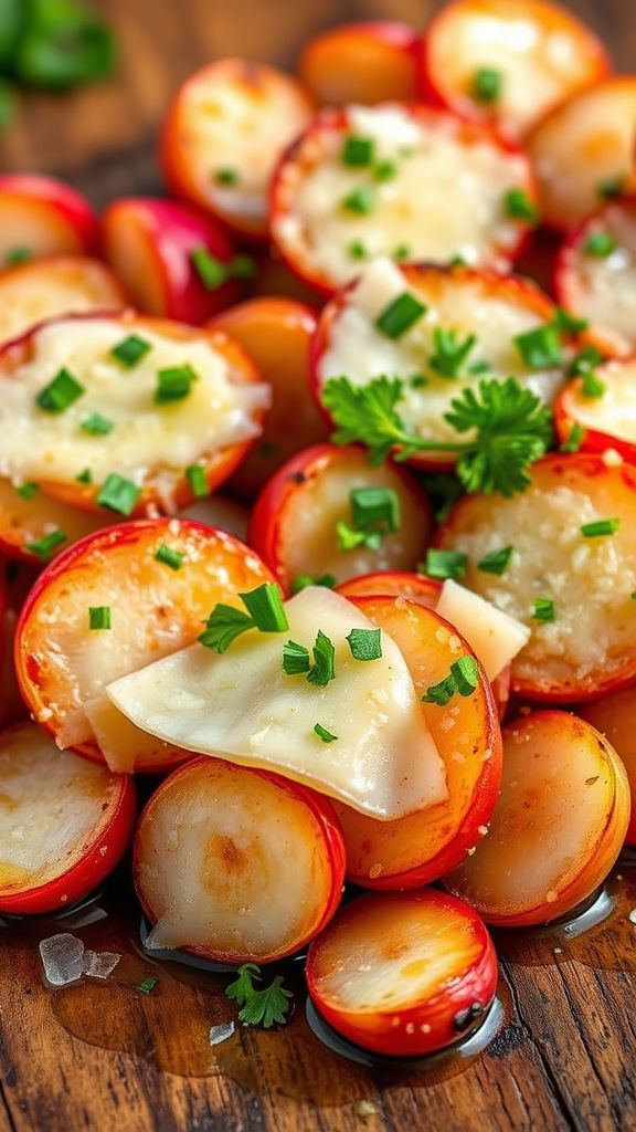 Parmesan Roasted Radishes