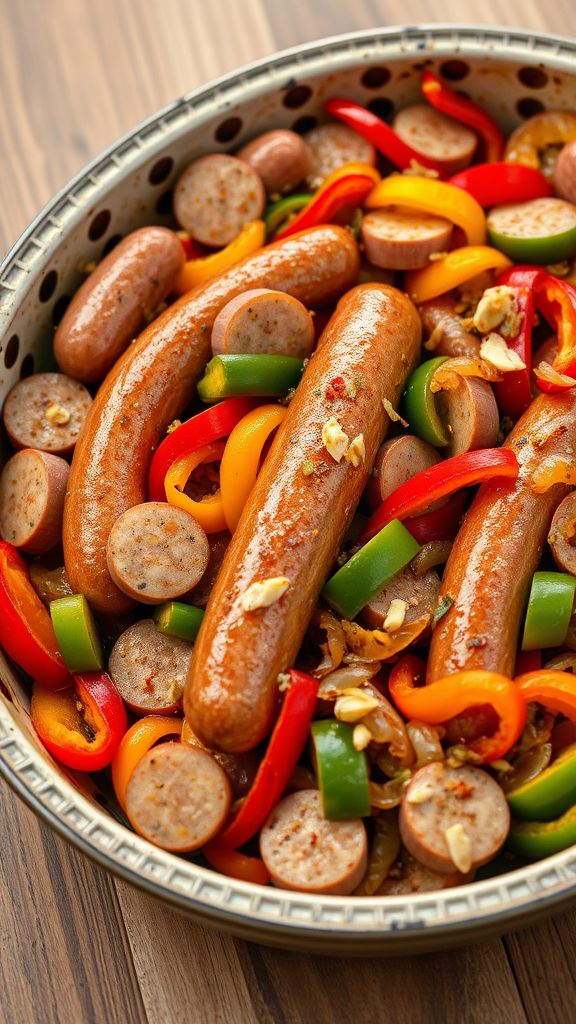 Party Platter: Sausages and Peppers