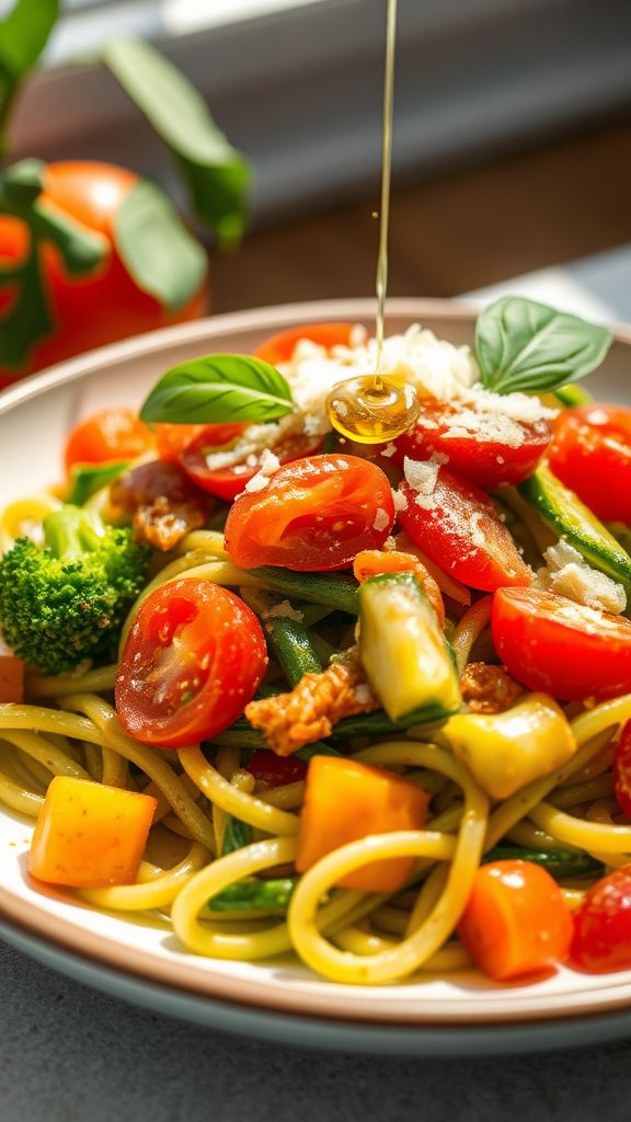 Pea Protein Pasta Primavera  