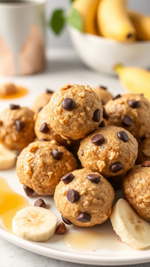 Peanut Butter Banana Protein Balls