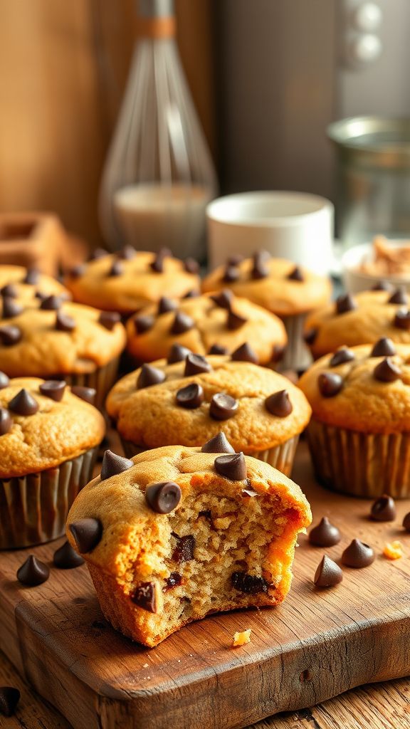 Peanut Butter Chocolate Muffins