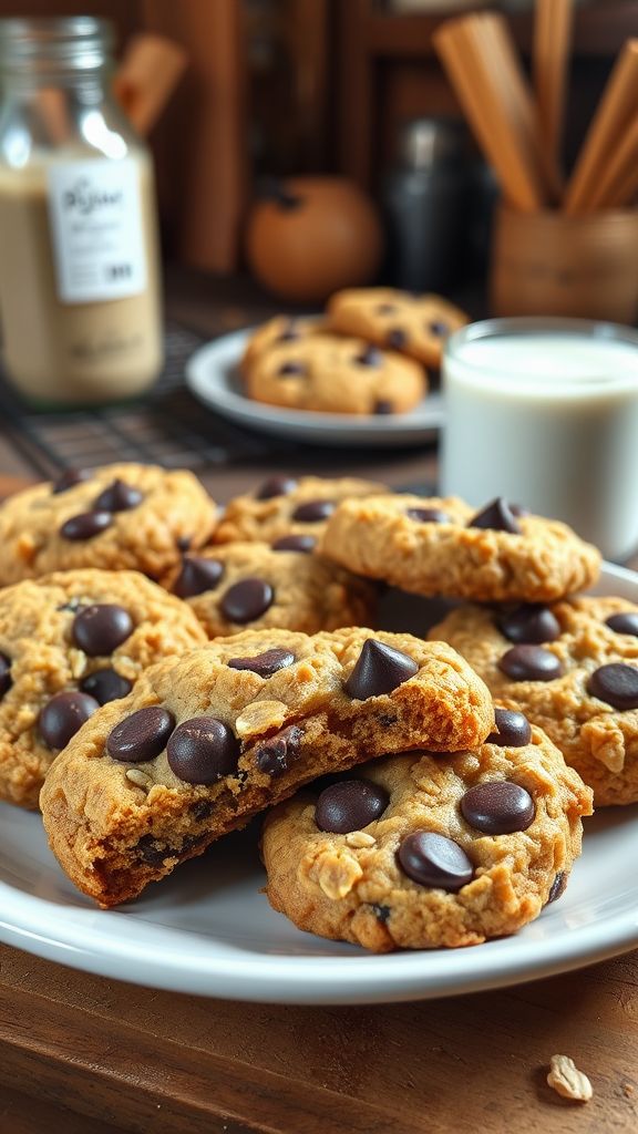 Peanut Butter Oatmeal Protein Cookies  