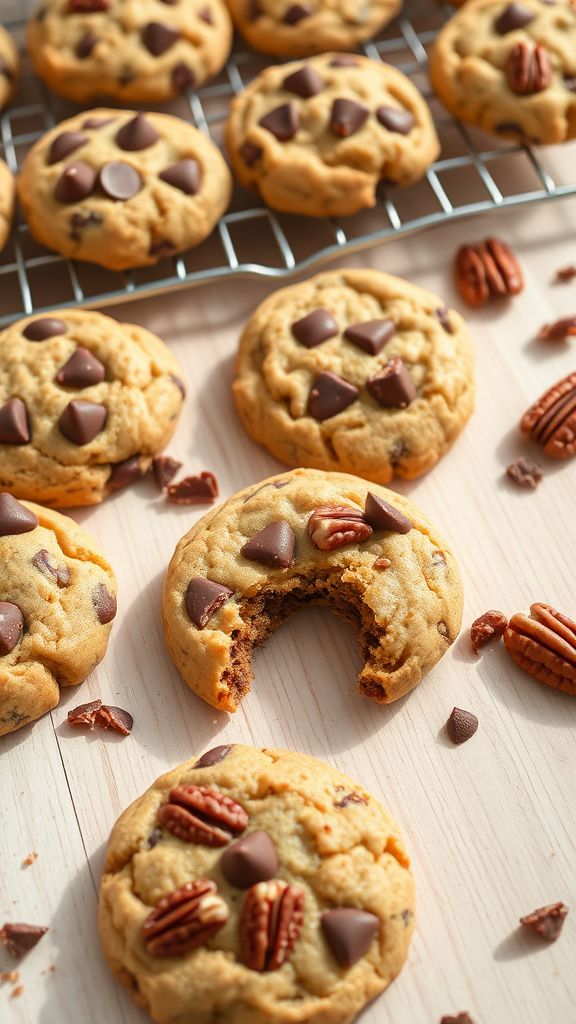 Pecan Chocolate Chip Keto Cookies