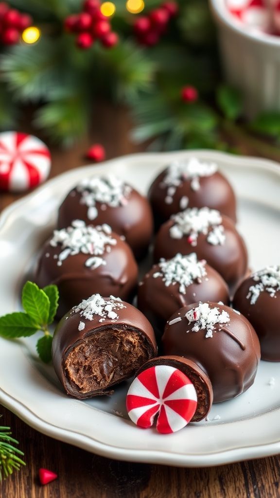 Peppermint Chocolate Fat Bombs  