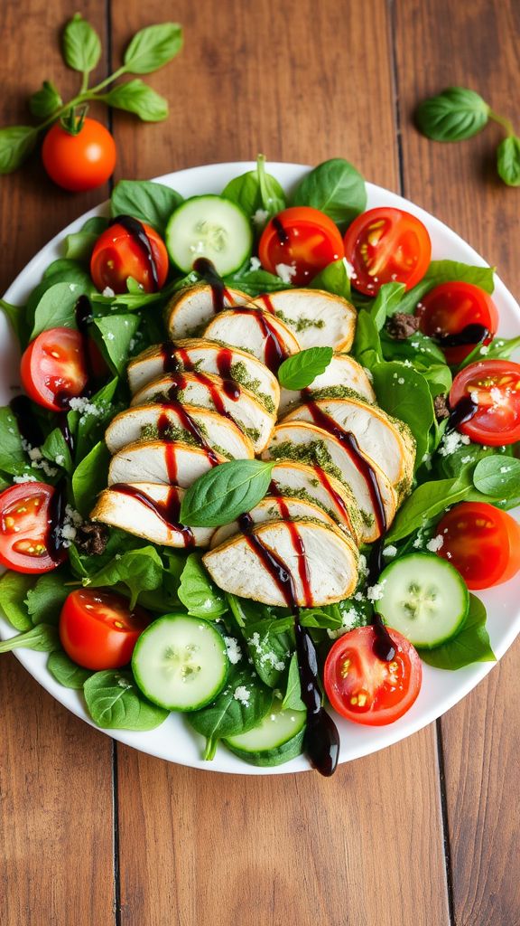 Pesto Grilled Chicken Salad