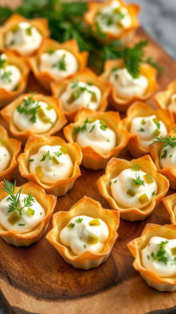 Pickle and Herb Cream Cheese Bites