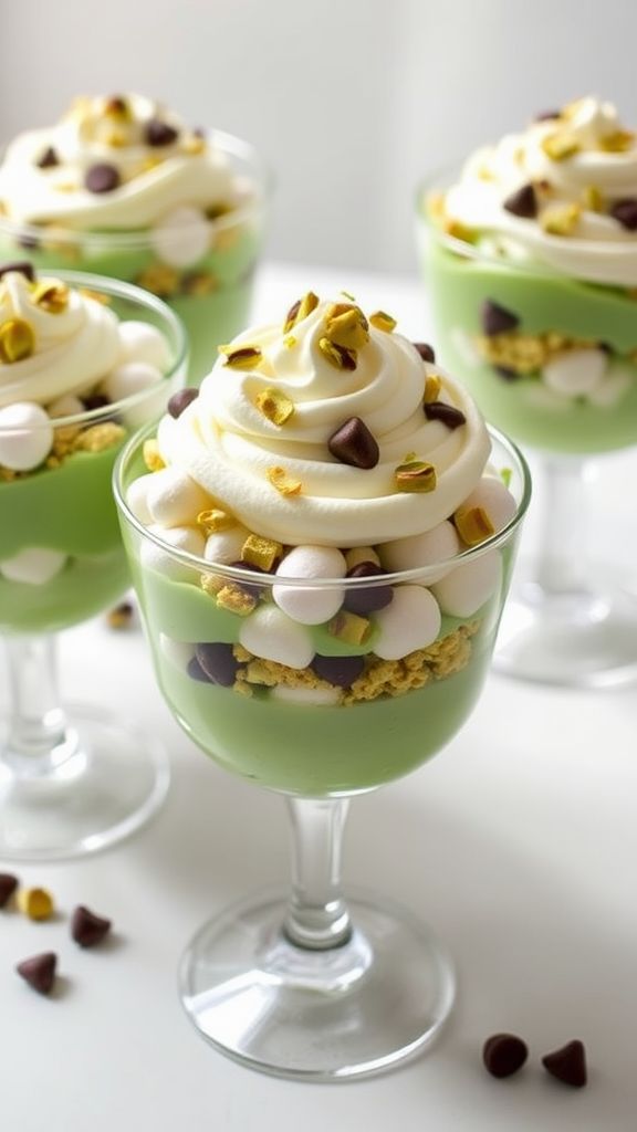 Pistachio Pudding Parfaits