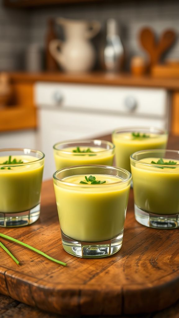 Potato Leek Soup Shots  