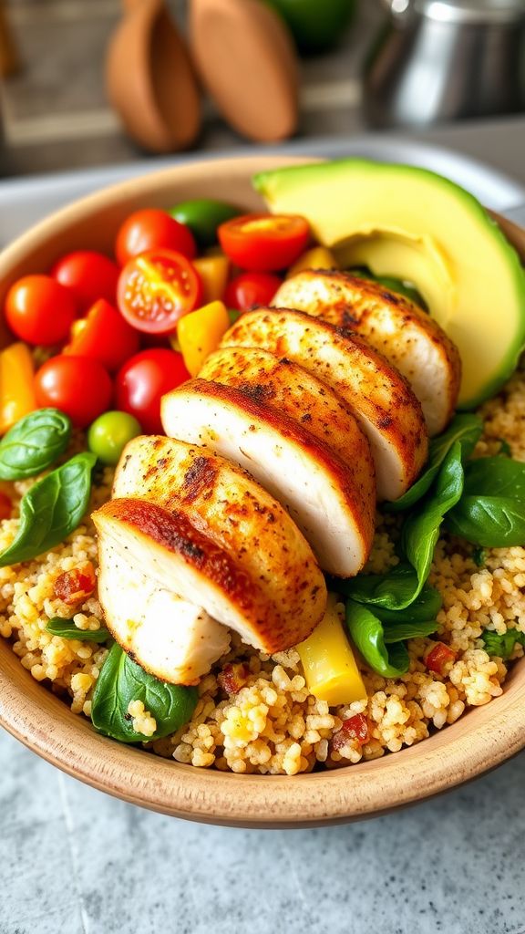 Power-Packed Chicken Quinoa Bowl  