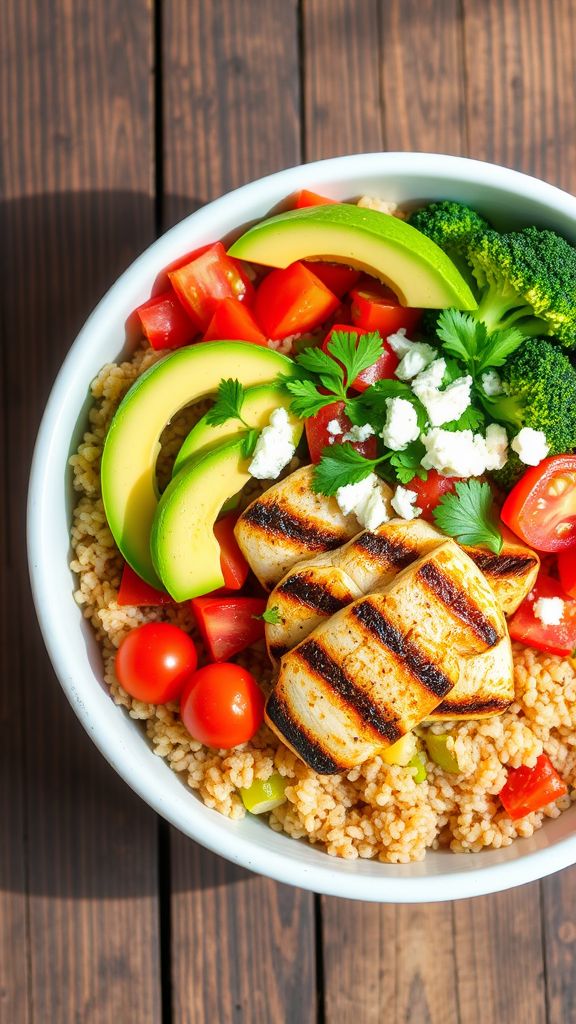 Powerhouse Quinoa Chicken Bowl  