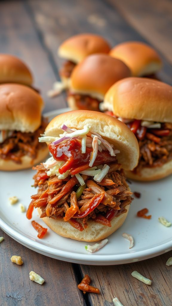 Protein-Packed BBQ Pulled Pork Sliders  