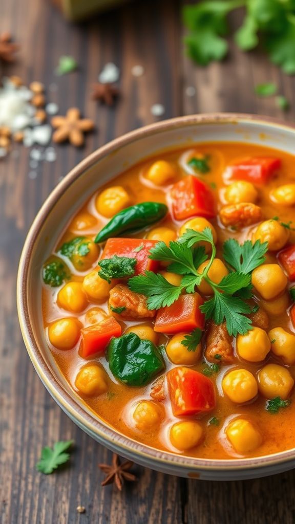 Protein-Packed Chickpea Curry  