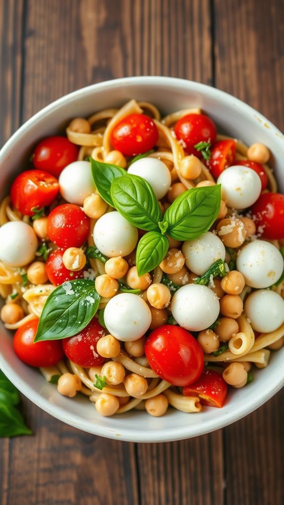 Protein-Packed Pesto Pasta Salad  