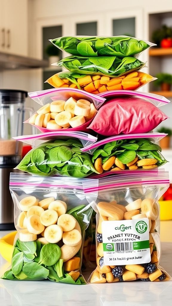 Protein-Packed Smoothie Freezer Bags  