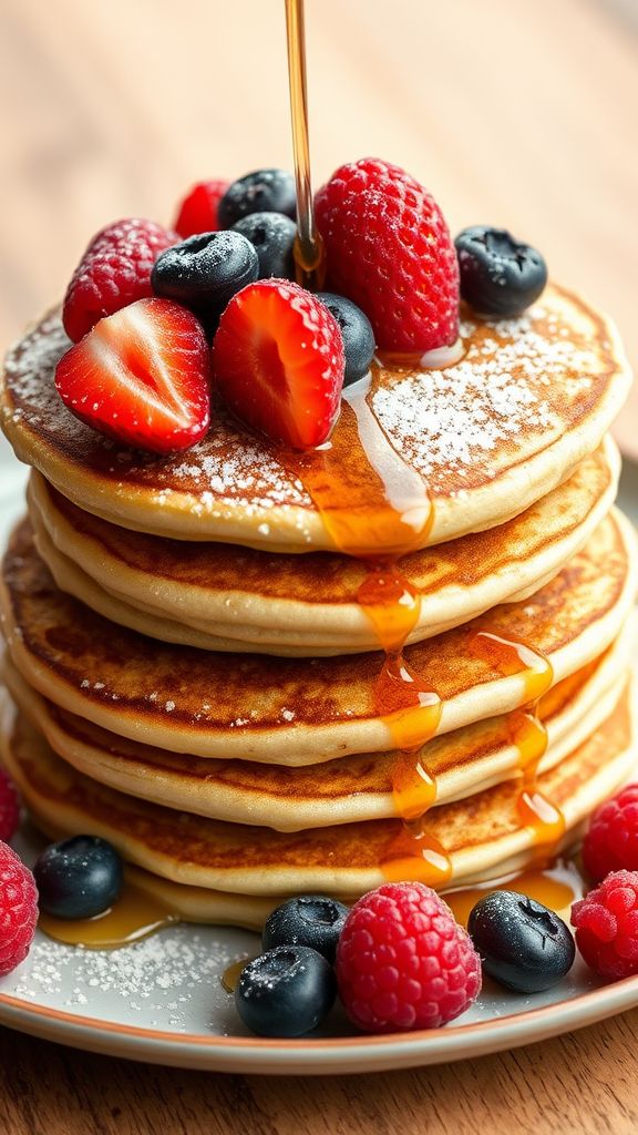 Protein Pancakes with Berries  