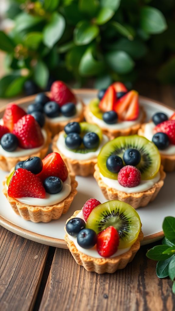 Protein-Rich Fruit Tartlets