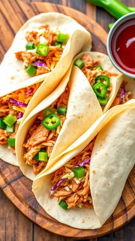 Pulled Pork Protein Wraps  