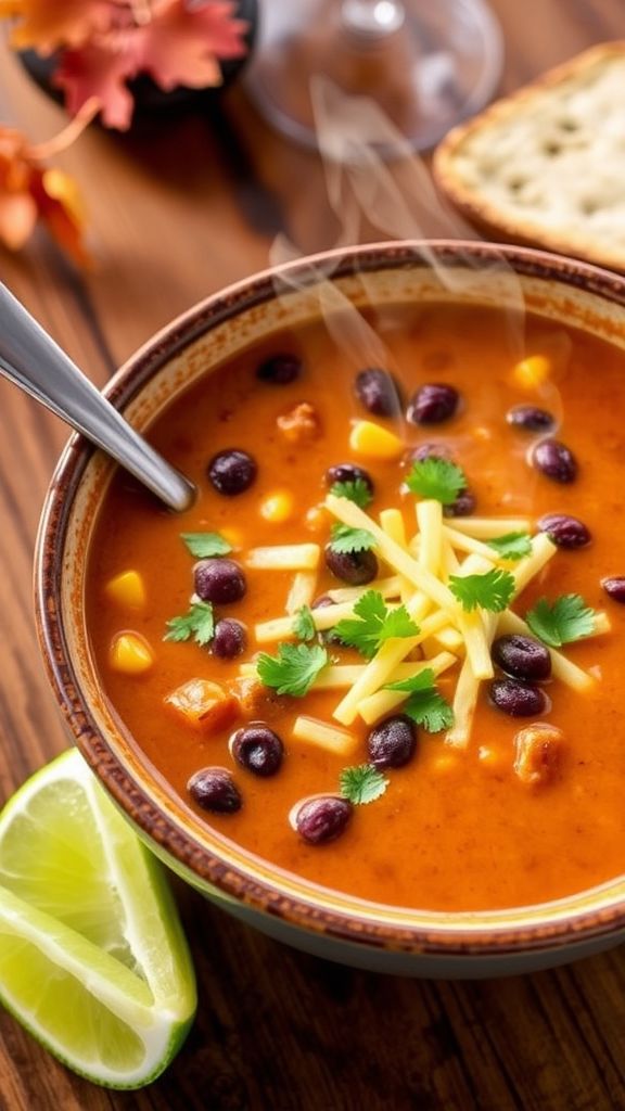 Pumpkin and Turkey Taco Soup  